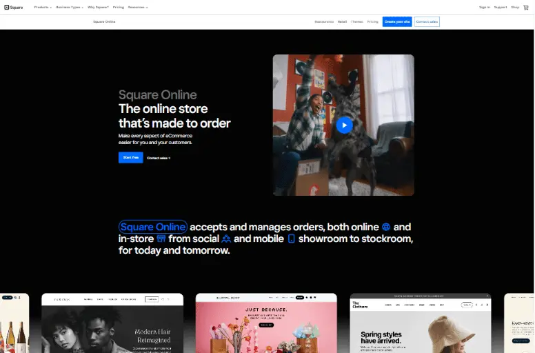 Square Online Store