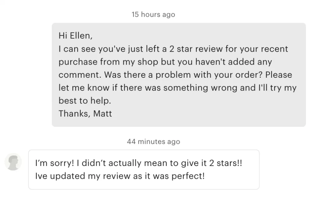 How to Delete A Review on Etsy9 Message buyers