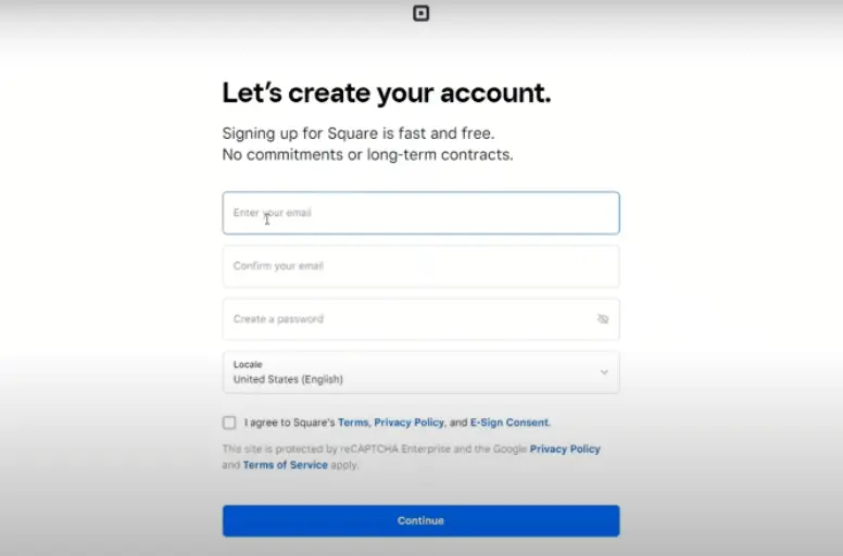 Create your free Square account