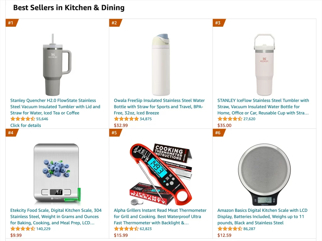 best sellers in kitchen & dining 