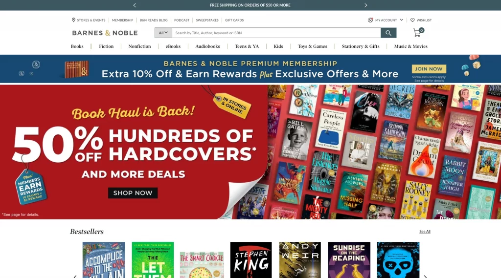 Barnes & Noble – Textbook trade-in program