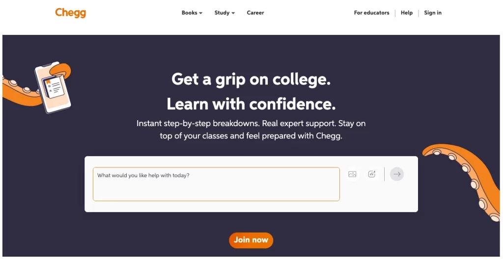 Chegg – Ideal for textbook rentals and sales 1