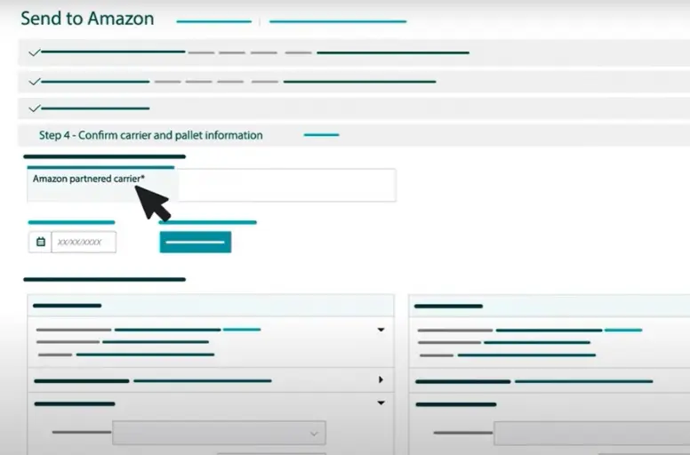 Choose Amazon partnered carrier