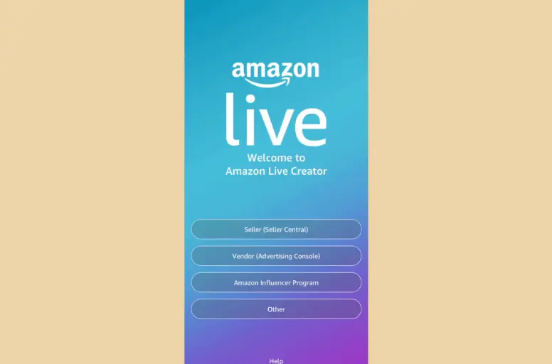Download the Amazon Live Creator app