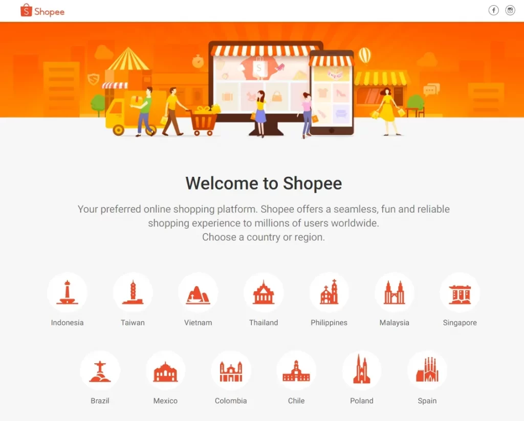 Shopee - Top 1 online marketplace in Southeast Asia