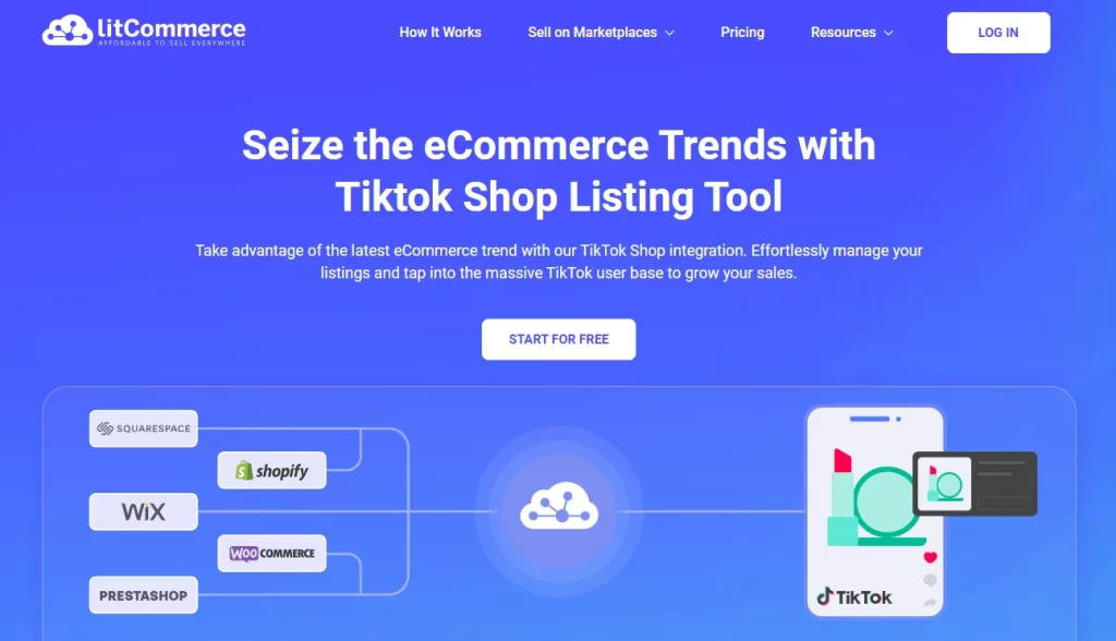 LitCommerce - A multichannel selling tool for listing products on TikTok Shop