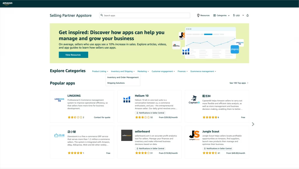 Amazon Selling Partner Appstore