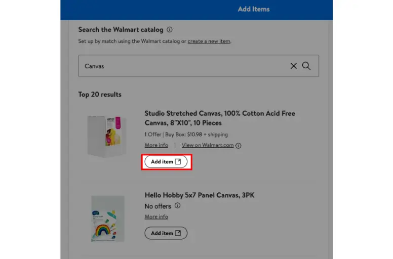 How to sell on Walmart Marketplace - Step 5.2 List products individually