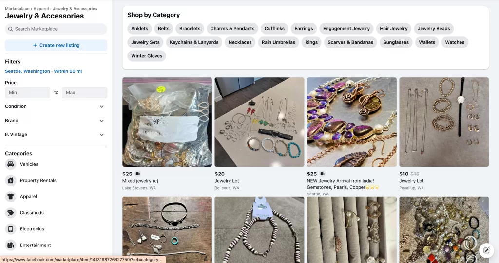 facebook marketplace
