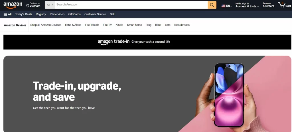 amazon trade in