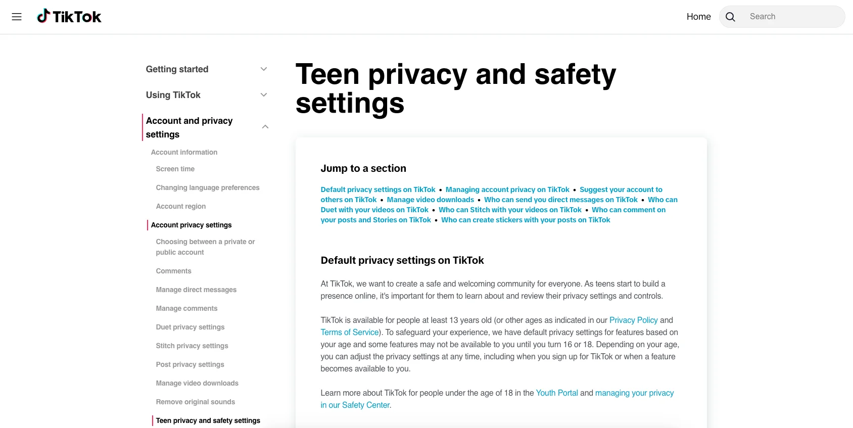 understand tiktok age policy