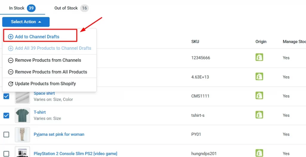 Add to Channel Drafts add to channel drafts