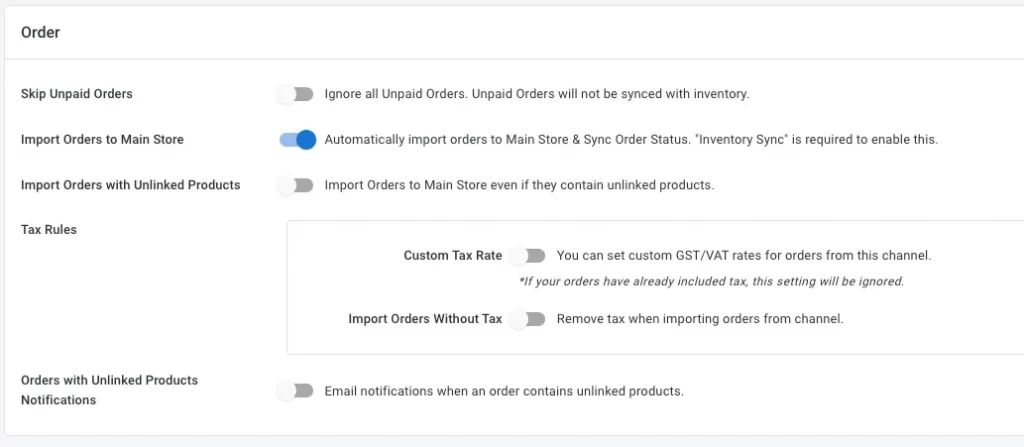 LitCommerce order sync