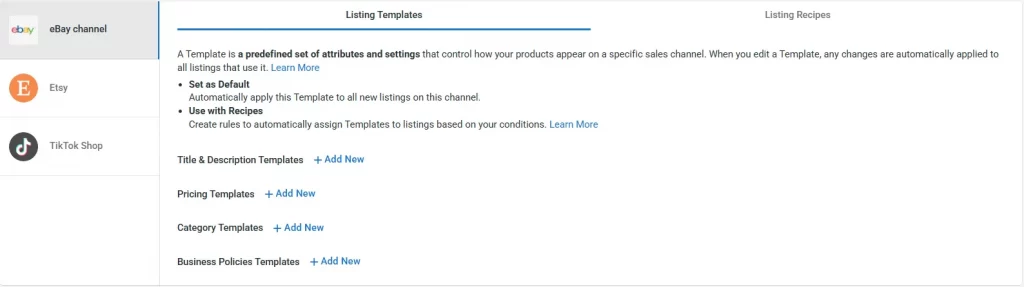 ebay template recipe ebay template & recipe