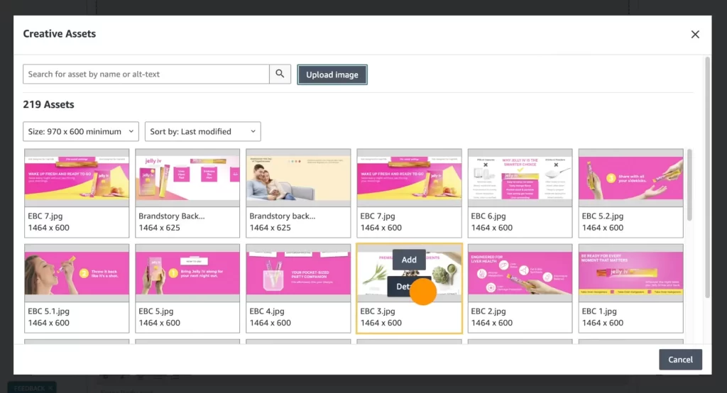Amazon a content 10 Upload high-resolution images