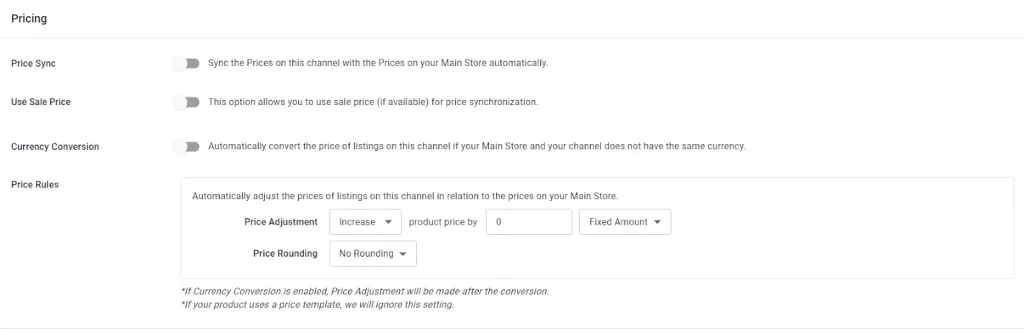 Etsy Amazon Pricing sync