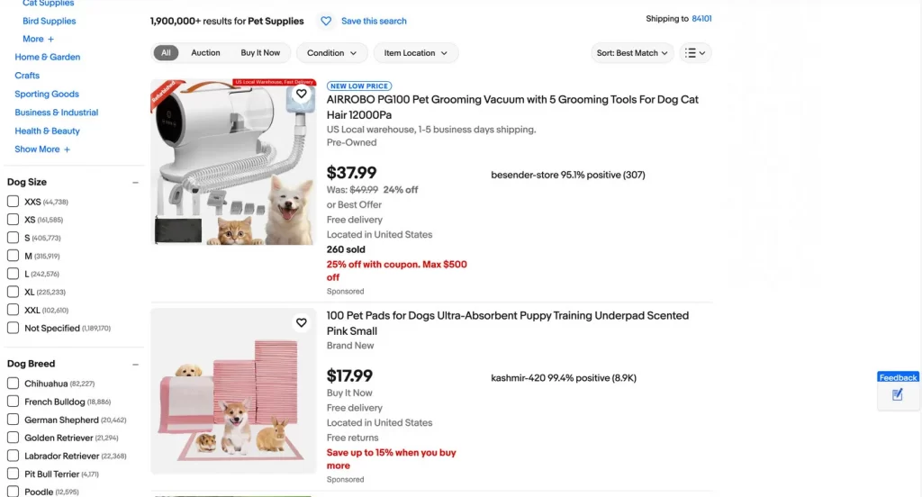 Best selling items on eBay: Pet Supplies