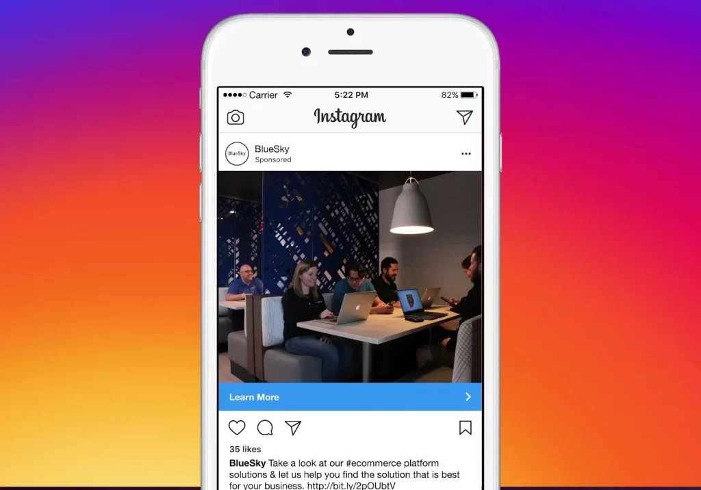 Instagram advertisings 