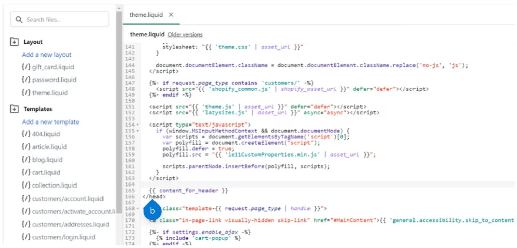  paste the UET tag code between the <head> and </head> tags. 