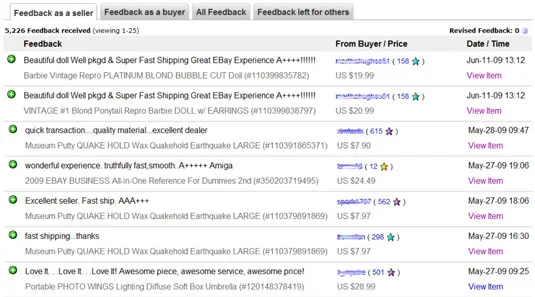 importance of ebay feedback