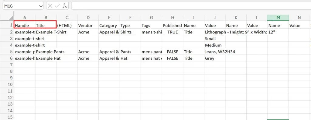 Fill your product data in CSV File 