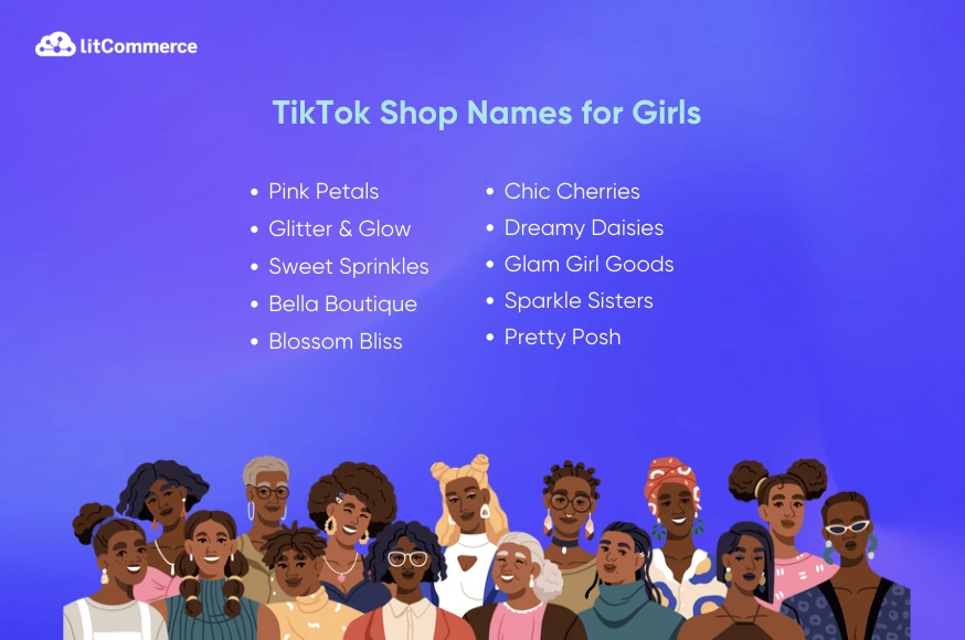 TikTok Shop Names for Girls