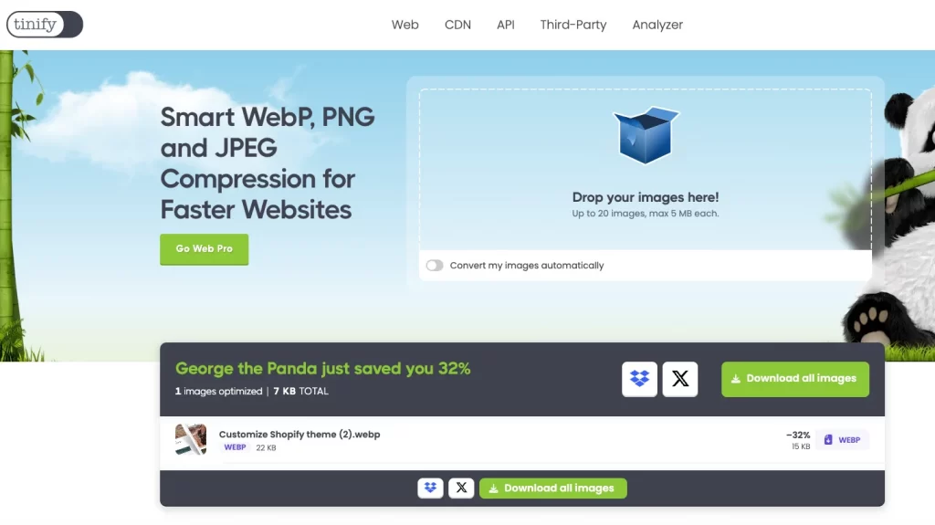 compress image