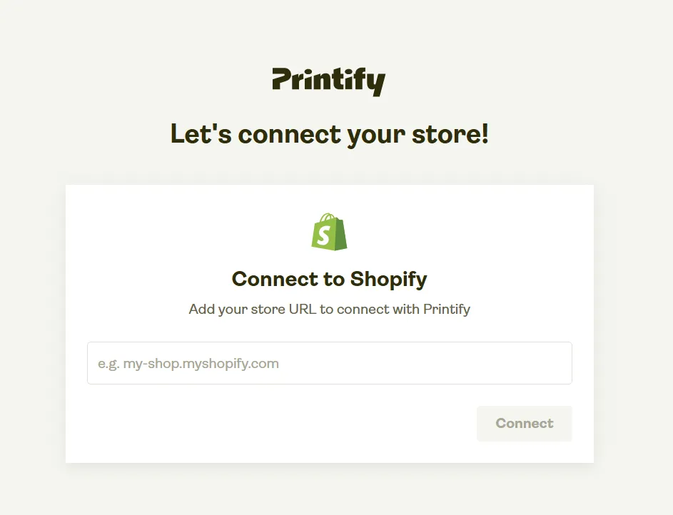 how to connect printify to shopify 2