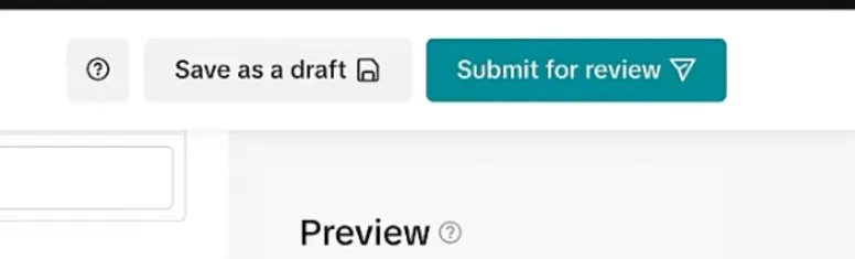 save as a draft