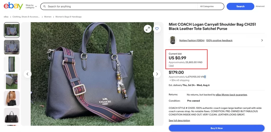 ebay auction business model