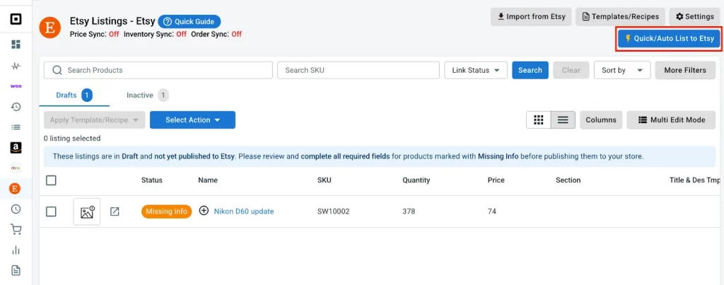 How to integrate WooCommerce to Etsy13 How to integrate WooCommerce to Etsy13