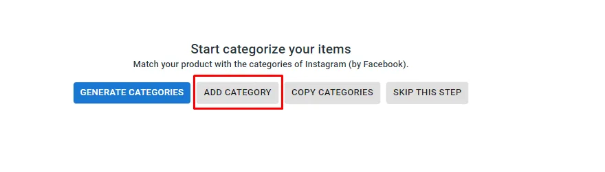 Add categories on product data feed