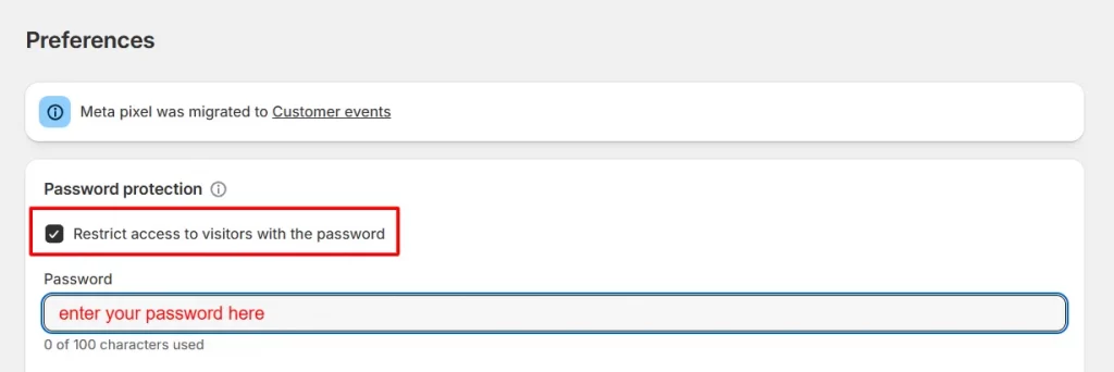 how-to-lock-shopify-store-with-password