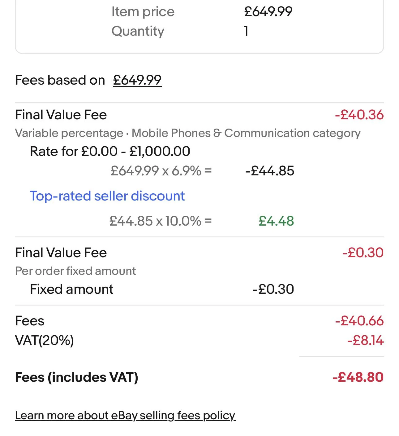 top rated seller 10 final value fee discount v0 top rated seller 10 final value fee discount v0