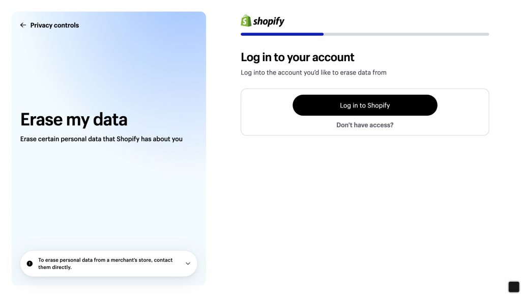 how to delete my shopify account