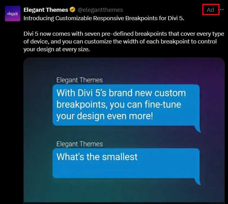 x promoted ads