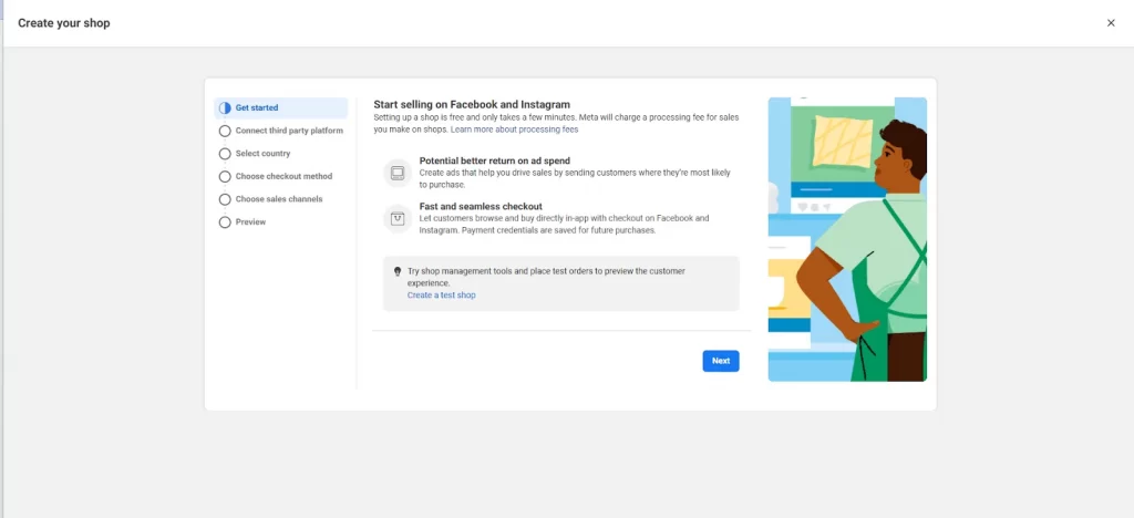 Enable Instagram shopping feature