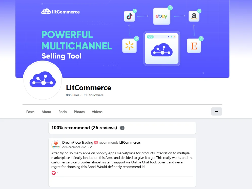 Get customer reviews on Facebook
