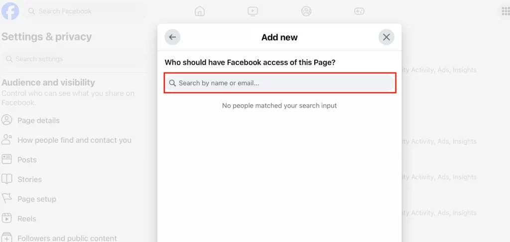 Assign a New Page Role section