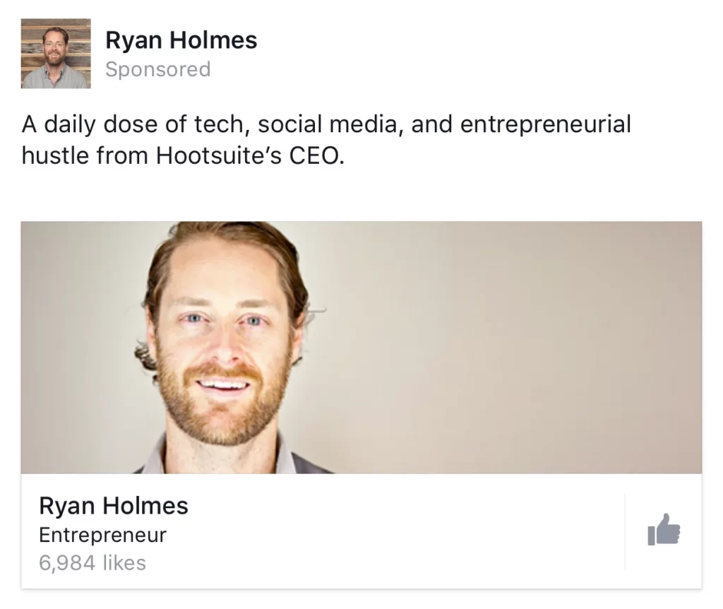 page like ads