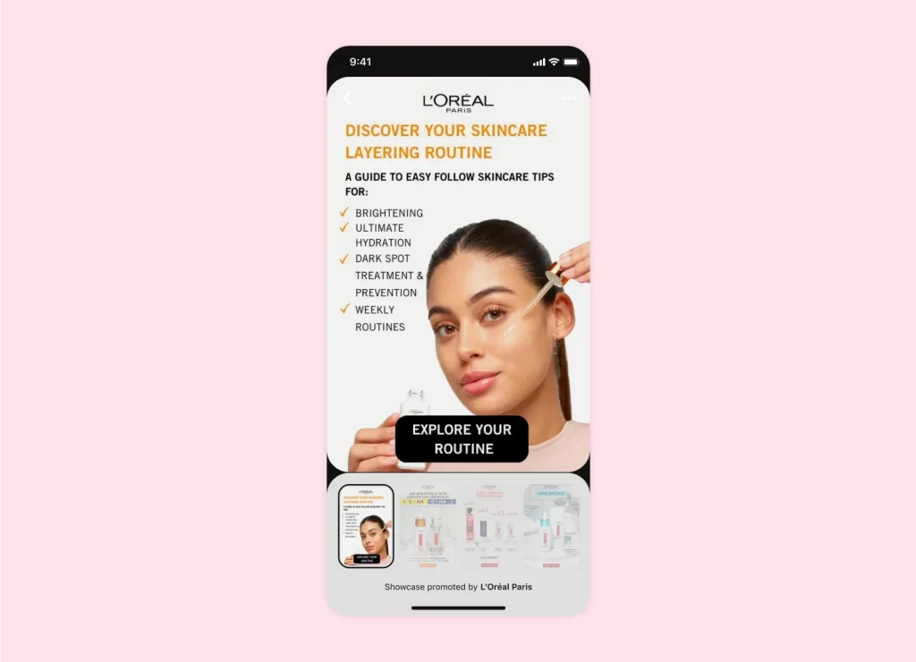 Showcase Ads
