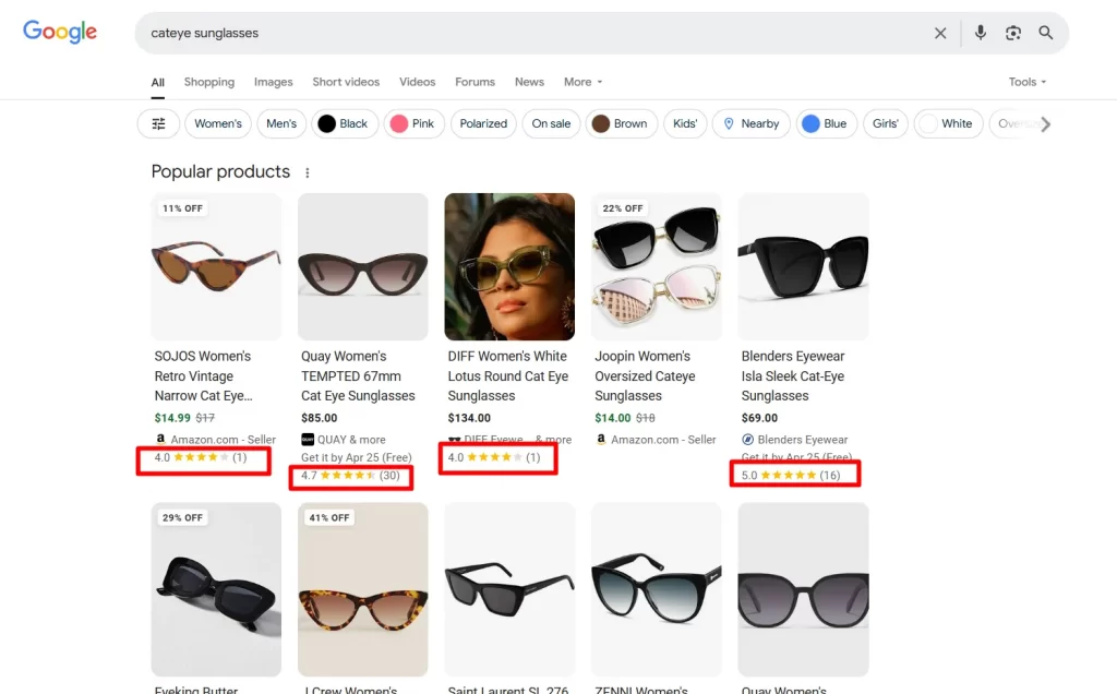 Add product ratings and reviews