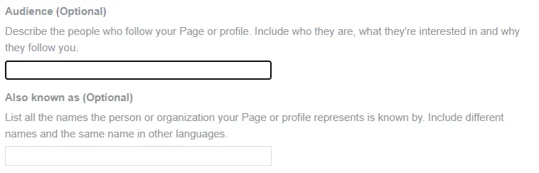 add your audience description