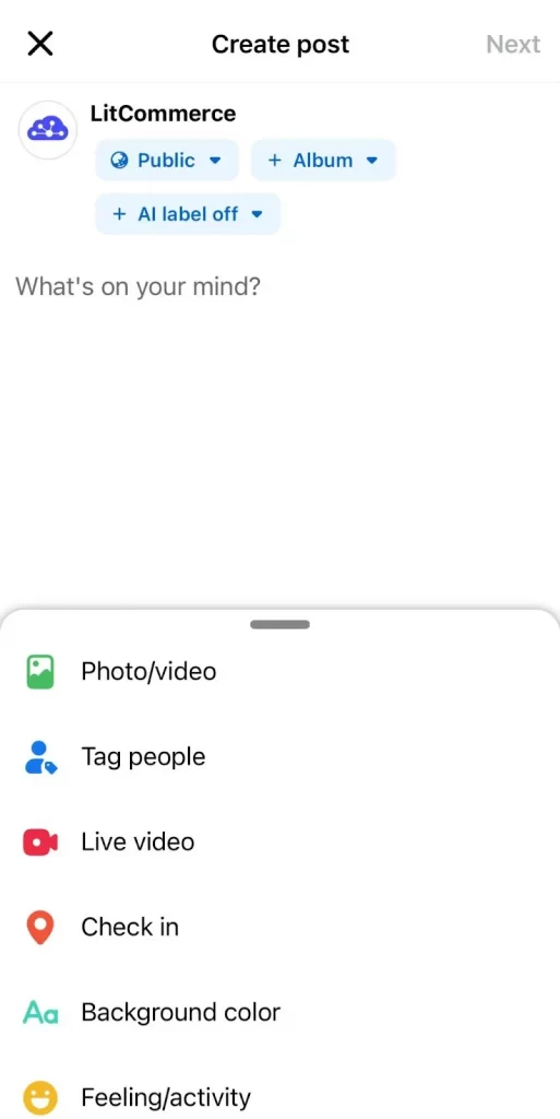 create content