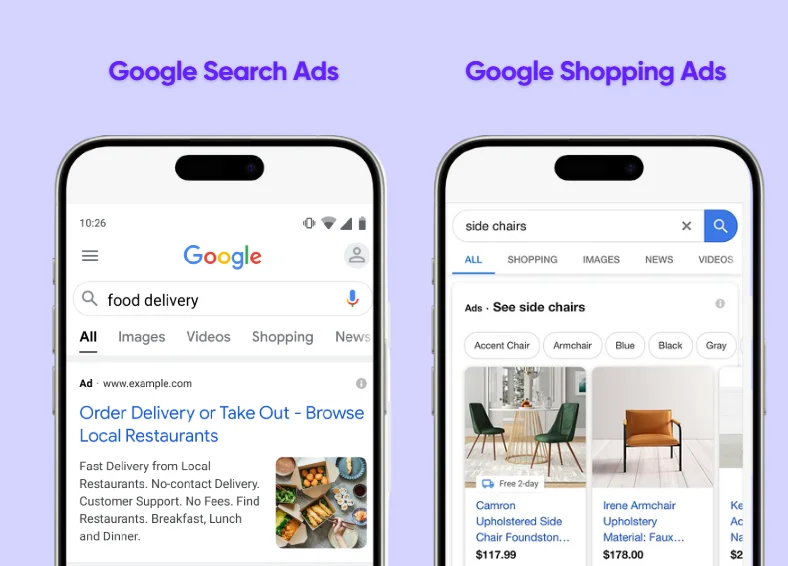 Google Shopping Ads vs Search Ads