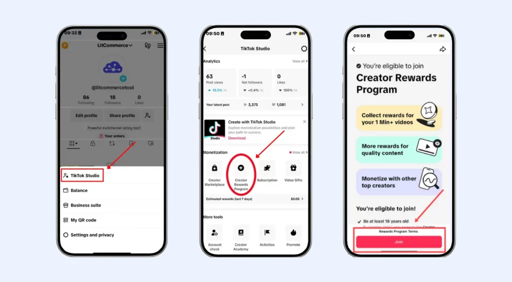 Join the Creator Rewards Program
