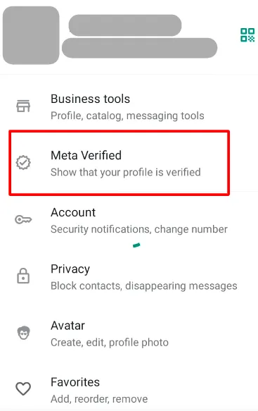 meta verified