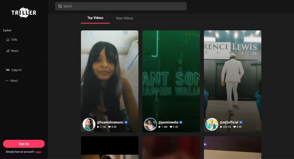 Triller apps like Instagram