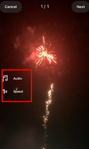 edit audio and speed