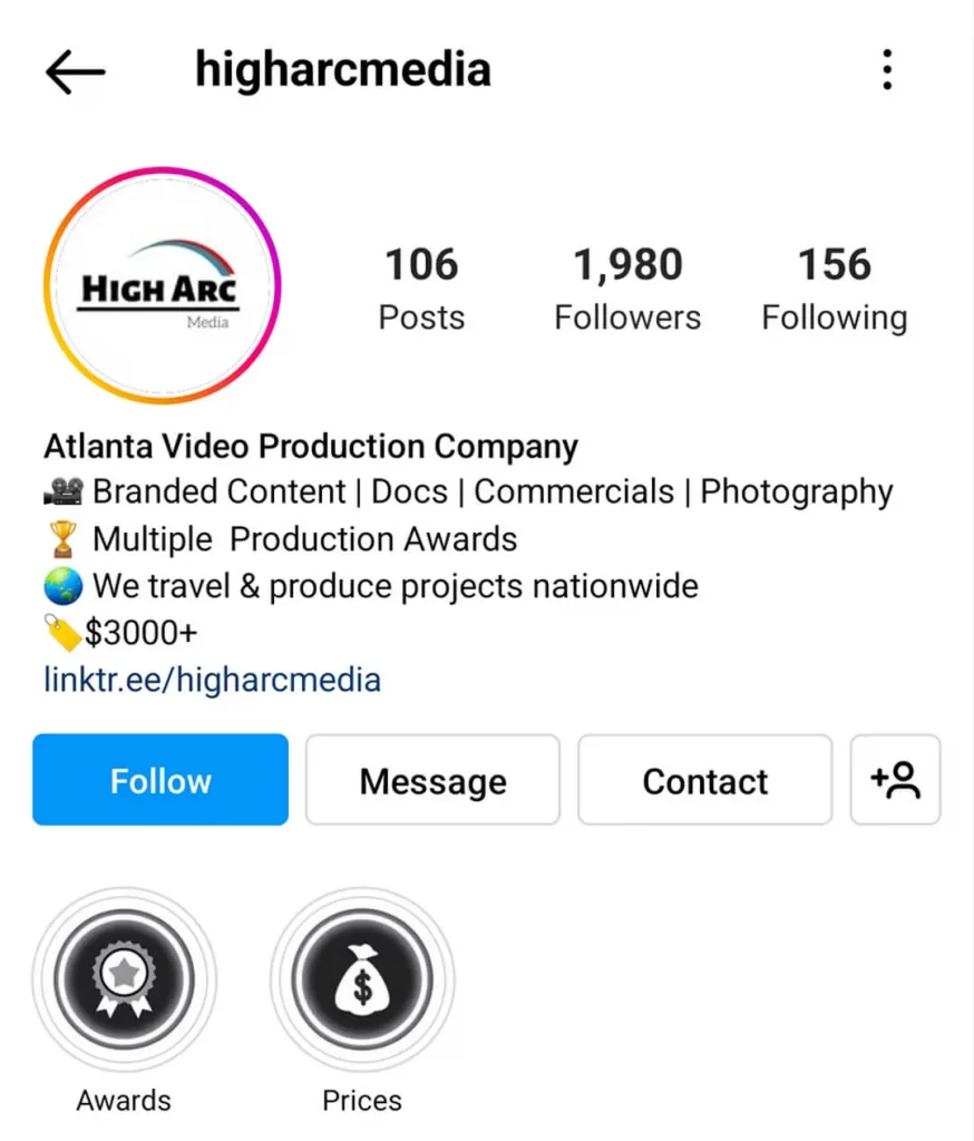 instagram bio